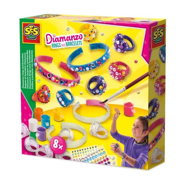 Miniatyrbillede 1 af 5: SES Creative Diamanzo rings and bracelets