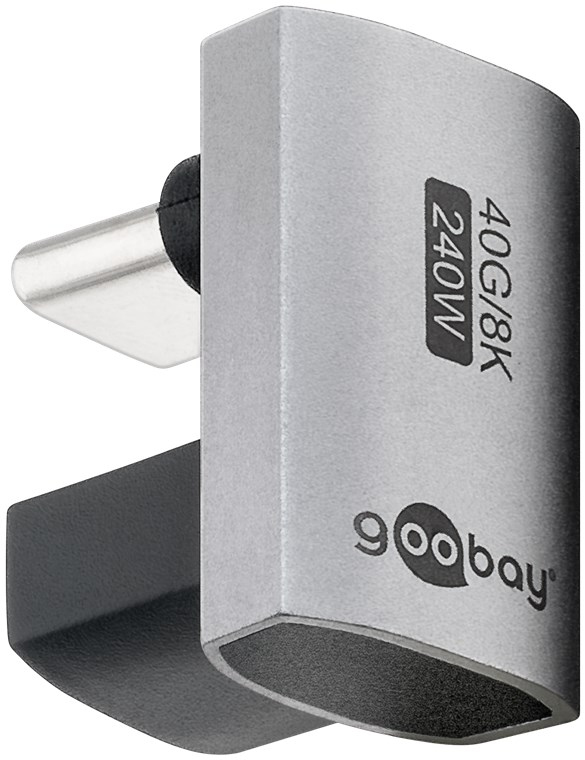Goobay 74445 kaapelin sukupuolenvaihtaja USB-C Hopea