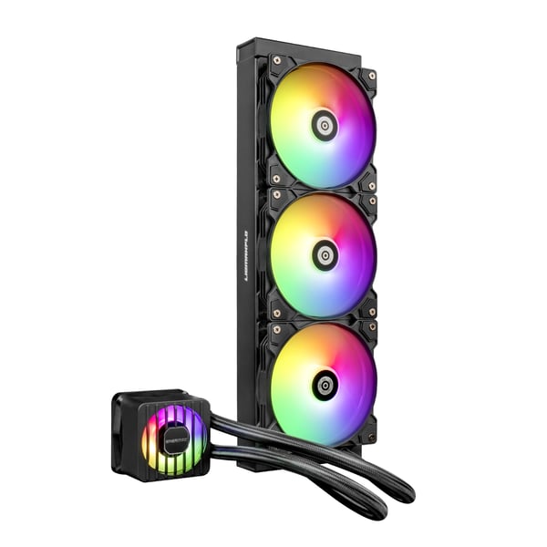 Enermax LIQMAXFLO Suoritin Nestejäähdytyspakkaus 12 cm Musta 1 kpl