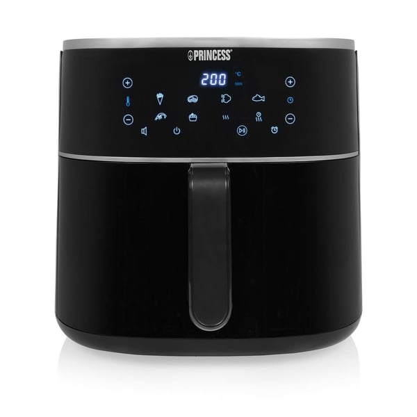Princess 01.182254.01.001 fritös Single 8 l Fristående 1800 W Varmluftsfritös Svart