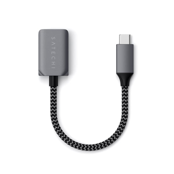 Miniatyrbillede 1 af 5: Satechi ST-UCATCM USB-kabel USB 3.2 Gen 1 (3.1 Gen 1) USB C USB A 5 Gbit/sek. Grå