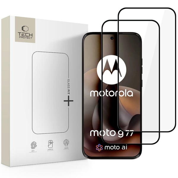 Miniatyrbillede 1 af 7: Tech-Protect 5906302323241 Skærm og -bagsidebeskytter til mobiltelefon Klar skærmbeskytter Motorola 2 stk