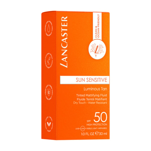Lancaster Sun Sensitive Flydende solcreme Ansigt 50 Voksne