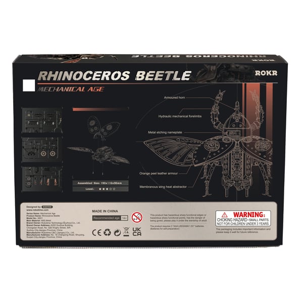 Miniatyrbillede 3 af 6: ROBOTIME MI01 puslespil 3D puslespil 156 stk Andet
