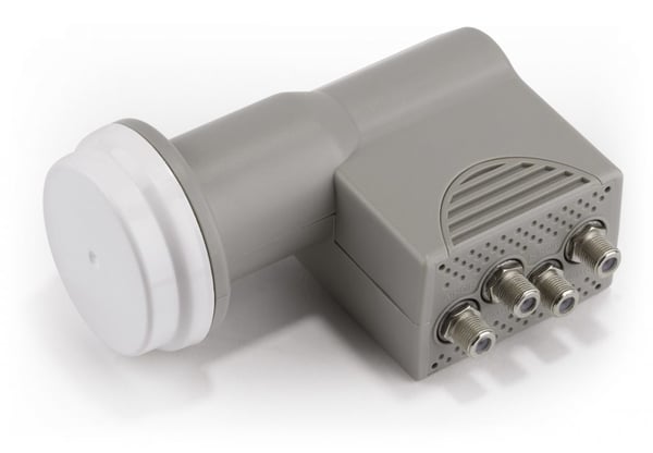 TELE System TS401F Low Noise Block downconverter (LNB) 10,7 - 11,7 GHz Grå, Hvid