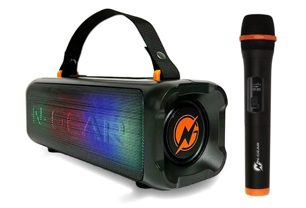 N-GEAR Blazooka 703 Bærbar stereohøjttaler Sort 100 W