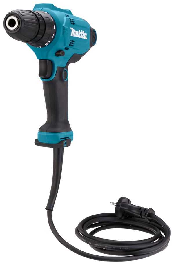 Makita DF0300 bor 1500 rpm Nøglefri 1,2 kg Sort, Blå