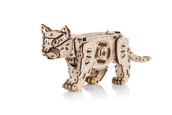 Eco Wood Art Kitten 3D-palapeli Eläimet Eco Wood Art Kitten 3D-palapeli Eläimet