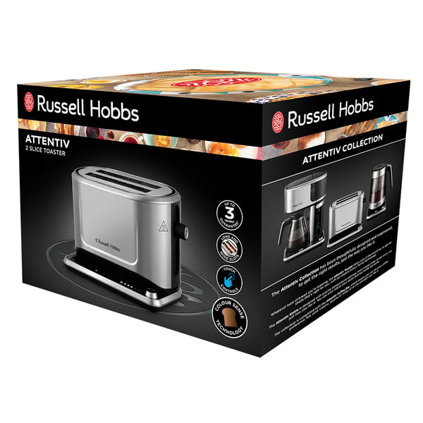 Russell Hobbs 26210-56 brödrostar 2 skivor Satinstål