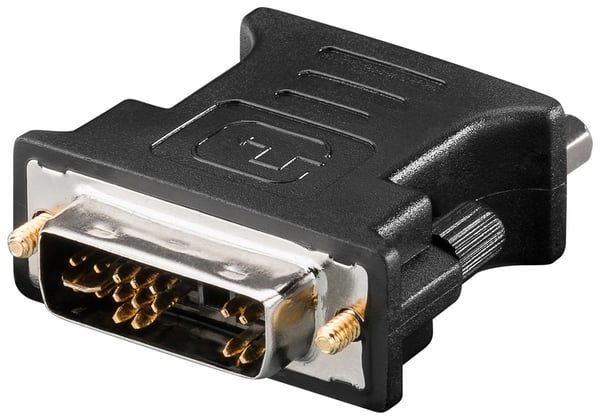 Goobay 69971 kabel kønsskifter DVI VGA Sort Goobay 69971 kabel kønsskifter DVI VGA Sort