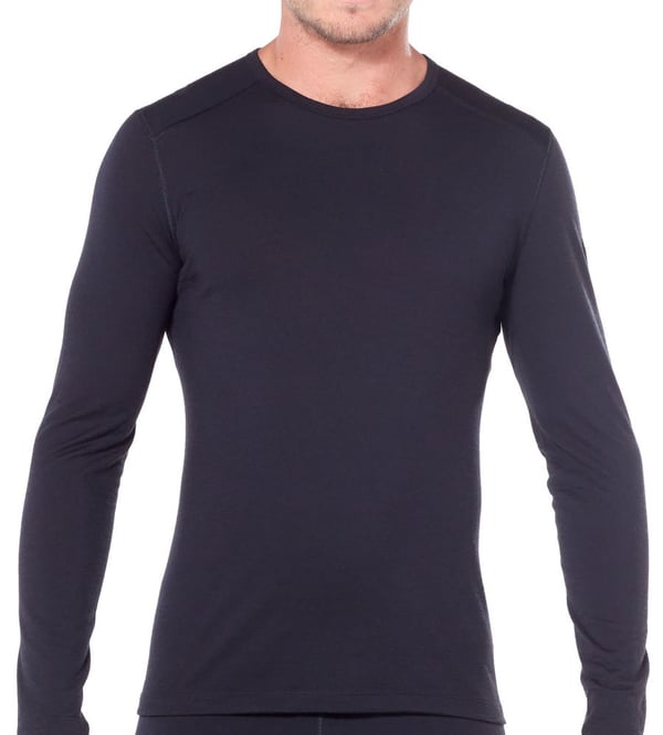 Miniatyrbillede 2 af 5: Icebreaker 200 Oasis Basis bluse Crew neck Langærmet Merinould