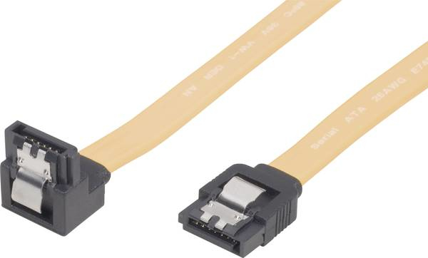 Renkforce RF-4174575 SATA-kabel 0,5 m SATA 7-pin Gul