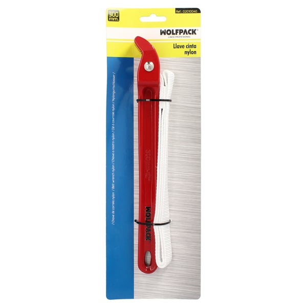 Wolfpack Llave Cinta Nylon Aluminio 30 cm. Cinta de 98 cm. boremaskine adapter til bit