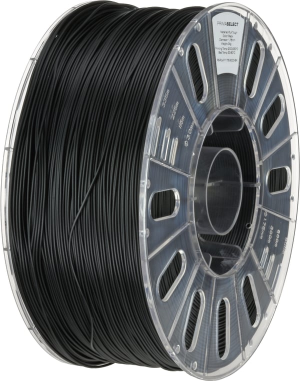 Miniatyrbillede 2 af 2: 3D Prima PS-PLAT-175-3000-BK 3D print materiale Polymælkesyre (PLA) Sort 3 kg