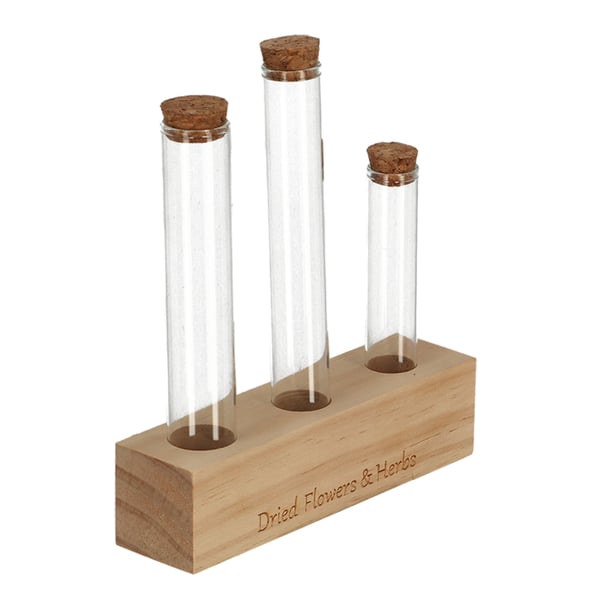 Miniatyrbillede 11 af 12: Esschert Design FH021 dekorativ flaske & krukke Transparent, Træ Glas 12 stk