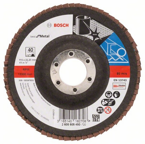 Bosch 2 608 605 450 vinkelslipare tillbehör Bosch 2 608 605 450 vinkelslipare tillbehör