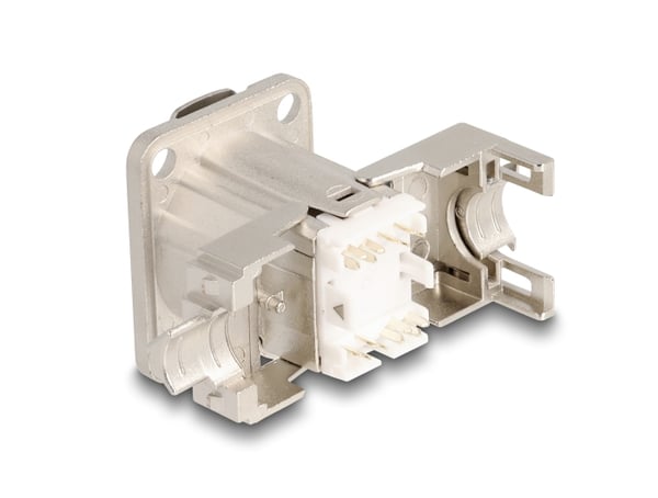 Miniatyrbillede 1 af 3: DeLOCK 67064 kabelsamler RJ45 Sølv