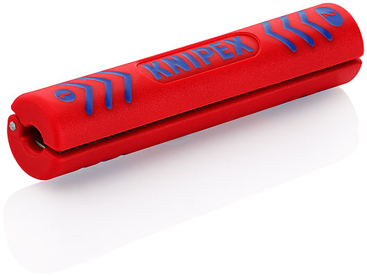 Miniatyrbillede 1 af 5: Knipex 16 60 100 SB kabelstripper Blå, Rød