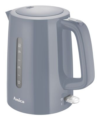Miniatyrbillede 8 af 8: Amica KF1013 elkedel 1,7 L 2200 W Grå