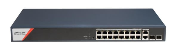 Hikvision DS-3E1520HP-SI-16P2T2F netværksswitch Administreret Gigabit Ethernet (10/100/1000) Strøm over Ethernet (PoE)