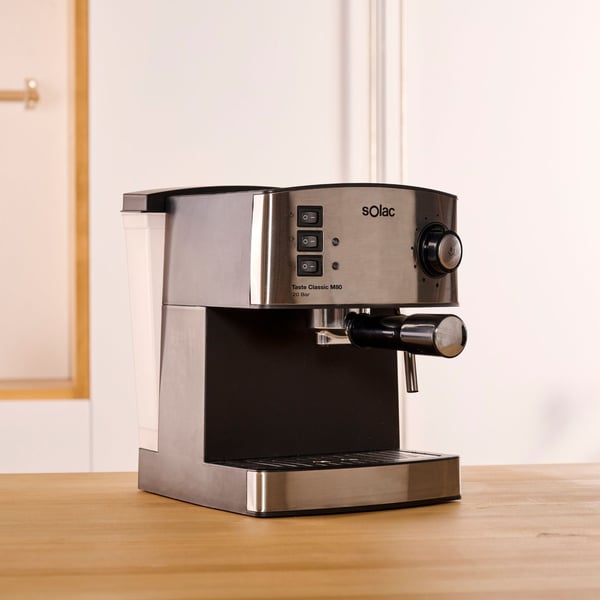 Solac M80 Inox Semi-auto Espressomaskine 1,6 L