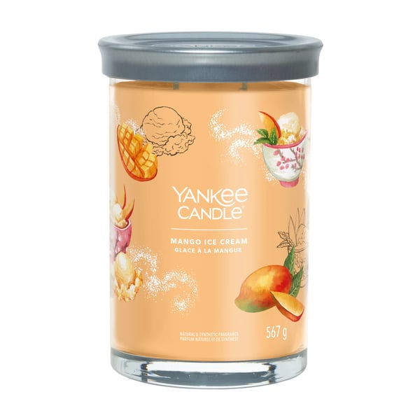 Yankee Candle Signature vahakynttilä Sylinteri Mango, Vanilja Oranssi 1 kpl
