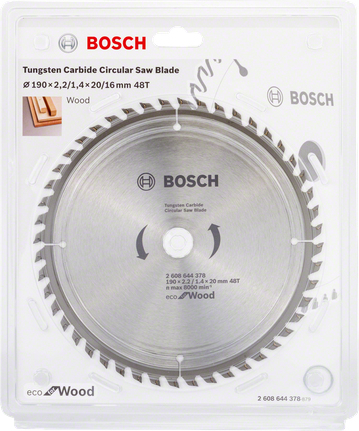 Bosch 2 608 644 378 pyörösahanterä 19 cm 1 kpl