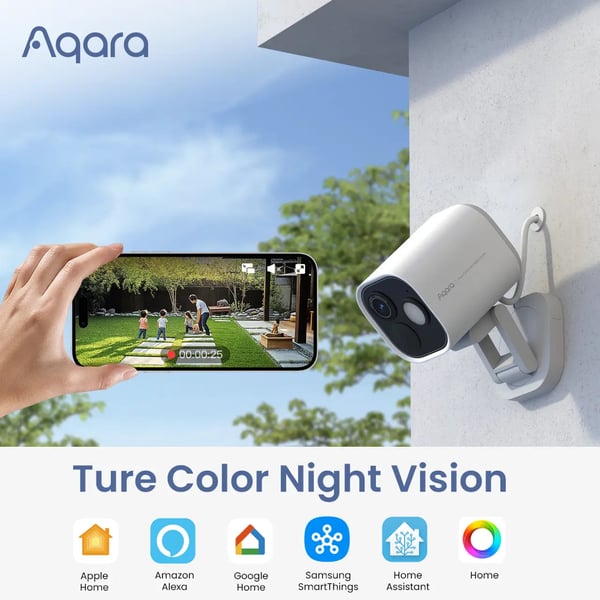 Aqara Hub G5 Pro Terning IP-sikkerhedskamera Udendørs 2688 x 1520 pixel Loft/væg
