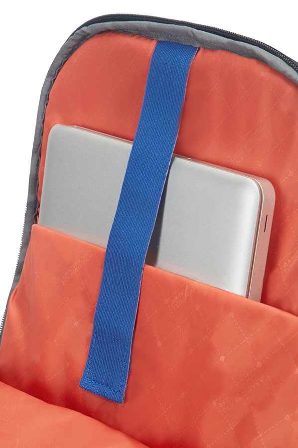 Miniatyrbild 4 av 5: American Tourister Urban Groove SA1748 väskor bärbara datorer 39,6 cm (15.6") Ryggsäcksfodral Svart, Blå