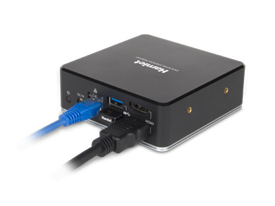 Hamlet HDKC-PD8000 kannettavien tietokoneiden telakka ja porttitoistin Langallinen USB 3.2 Gen 1 (3.1 Gen 1) Type-C Musta