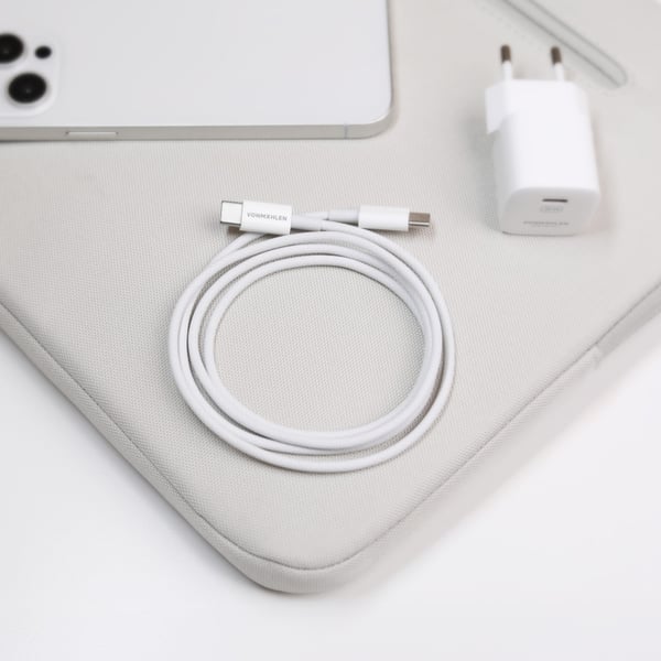 Vonmählen CCA00002 USB-kabel USB 2.0 2 m USB C 60 W Hvid