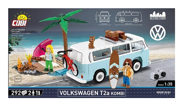 Miniatyrbild 9 av 12: COBI Volkswagen T2a Kombi