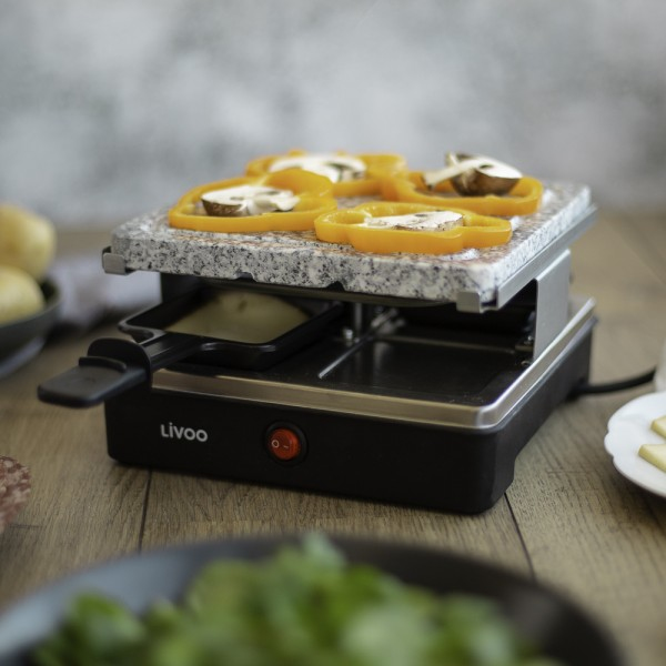 Livoo DOC242 raclette grill 4 person(er) 600 W Sort