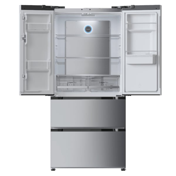 Miniatyrbillede 3 af 4: Cecotec Bolero CoolMarket FD 436 WD Inox E side-by-side køle-fryseskab Fritstående 432 L Rustfrit stål