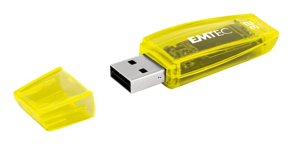 Emtec C410 Neon USB-muisti 8 GB USB A-tyyppi 2.0 Oranssi, Vaaleanpunainen, Keltainen