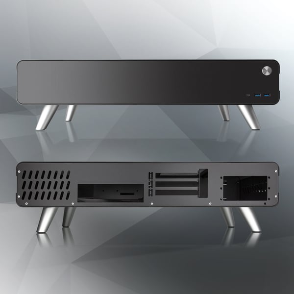 RAIJINTEK Pan Slim Mini Tower Svart