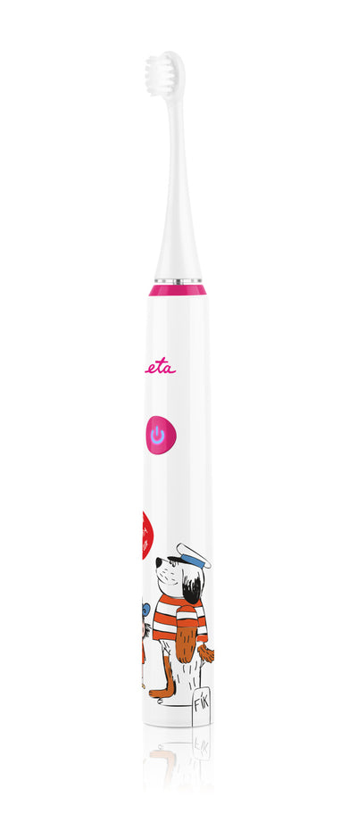 Miniatyrbild 6 av 13: Eta IPx7 Barn Ultraljudstandborste Rosa