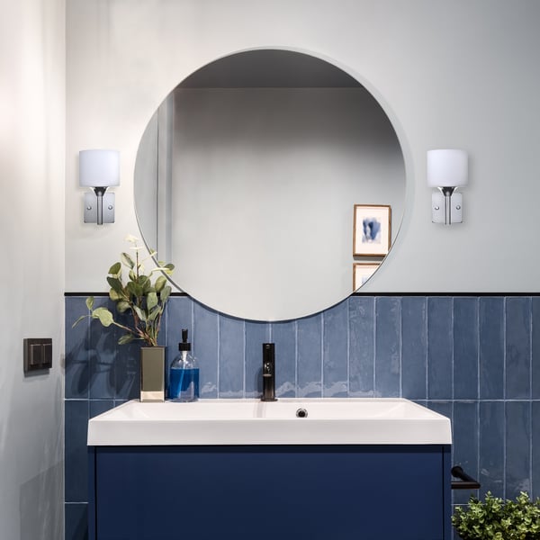 Miniatyrbillede 2 af 5: Activejet Klassisk lysekrone vedhæng loftslampe MIRA Chrome 5xE27 til stuen