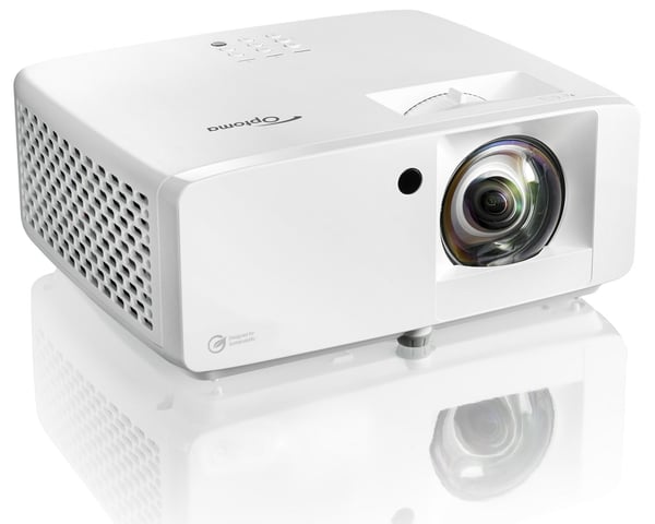 Optoma UHZ35ST Projektor med kort projiceringsafstand 3500 ANSI lumens DLP UHD 4K (3840x2160) 3D Hvid