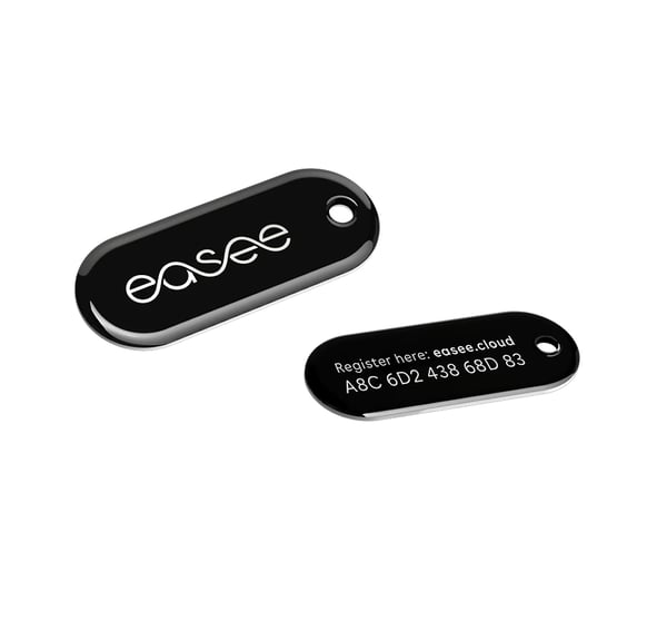 Easee 60102 RFID-tagi Musta 10 kpl