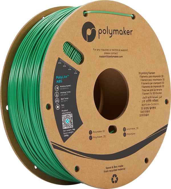 Polymaker PE01005 3D print materiale ABS Grøn 1 kg