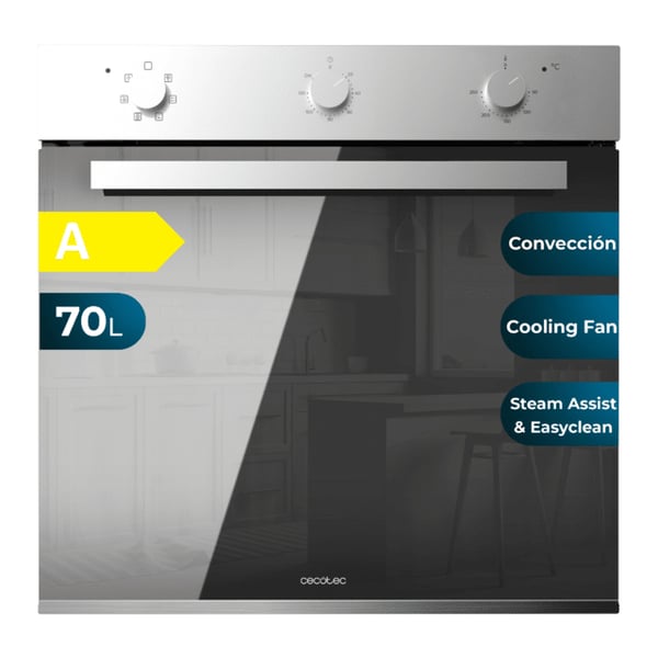 Miniatyrbillede 8 af 12: Cecotec M236000 70 L 2800 W Spejl, Rustfrit stål