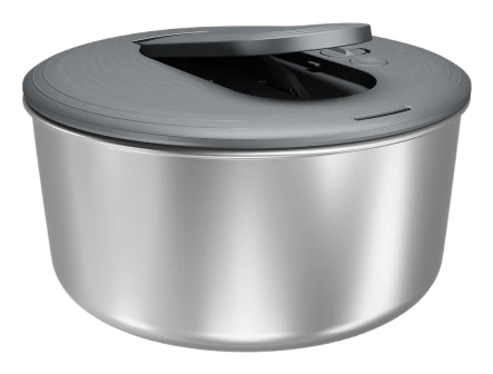 Zyliss E940027 salladsslunga Grå, Rostfritt stål Pump