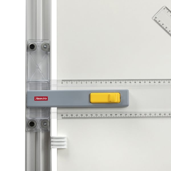 Miniatyrbillede 6 af 8: Aristo AR7012 tegnetavle A2 (420x594 mm) Grå, Transparent, Hvid, Gul