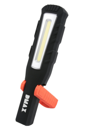 DMAX WLG 202 Sort, Orange Hånd lommelygte LED