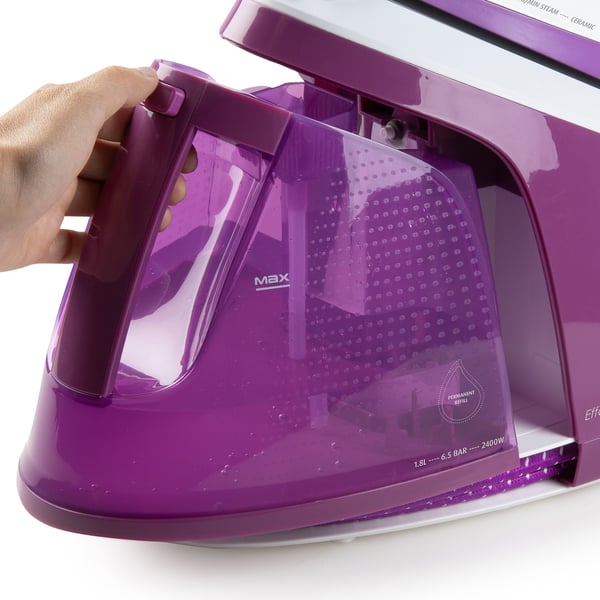 Miniatyrbild 16 av 16: Domo DO7115S 2400 W 1,8 l Keramisk stryksula Violett, Vit