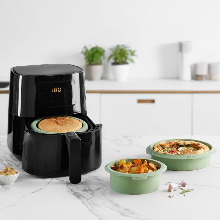 Miniatyrbillede 2 af 6: LéKUé Air Fryer Form, ø20cm