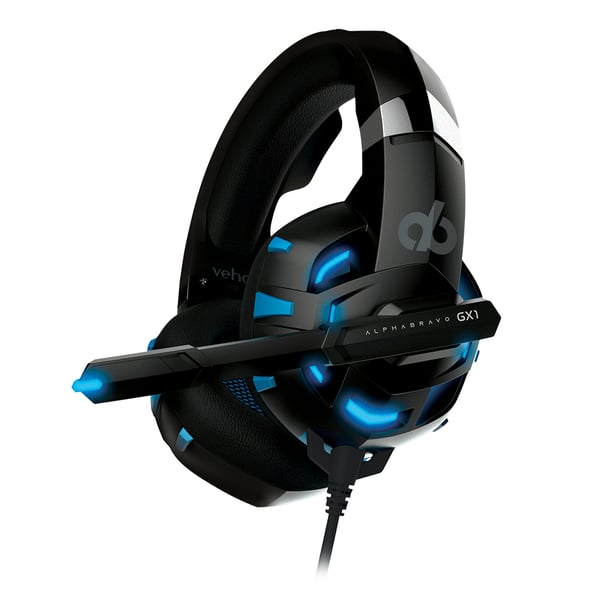 Veho VAB-001-GX1 hovedtelefoner/headset Ledningsført Spil Sort