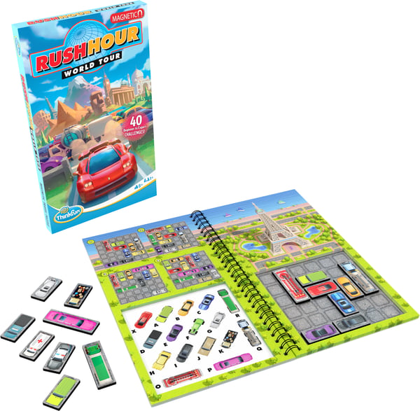 ThinkFun Rush Hour Magnetic Magneettipalapeli ThinkFun Rush Hour Magnetic Magneettipalapeli
