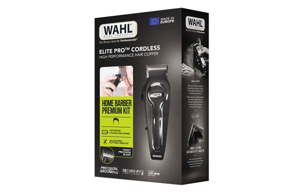 Wahl Elite Pro Cordless Sort, Sølv 11 Lithium-Ion (Li-Ion)